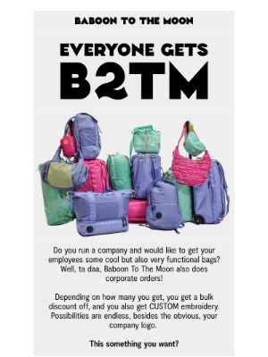 BABOON - WANT B2TM FOR UR TEAM?