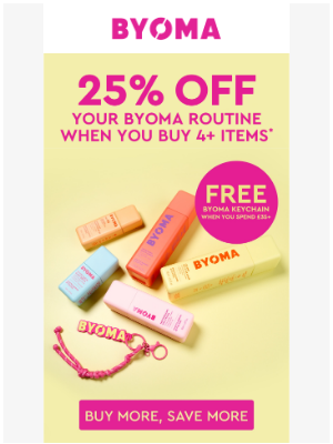 Byoma (United Kingdom) - Psst...want a FREE keychain? 🌟