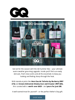 British GQ - The GQ Summer Box is here