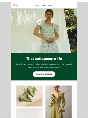 Etsy - Dreaming of cottagecore?