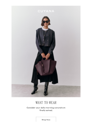 Cuyana - Here's Your Outfit