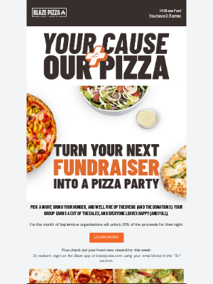 Blaze Pizza - Every Bite Gives Back 🍕 Plus, A Reward for You!