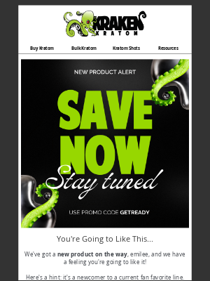 Kraken Kratom - Get Ready! Something Amazing is on Its Way...