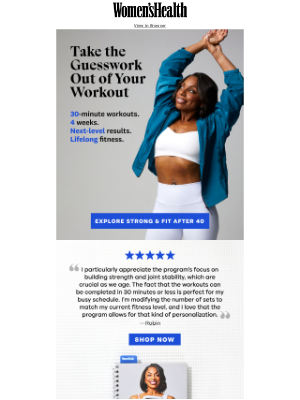 Women's Health - The Best Workout Plan for Women Over 40 is Here!