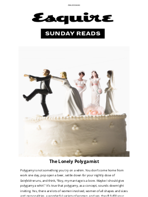 Esquire - Bill Has 4 Wives, 31 Kids. But Something's Missing