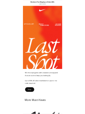 Nike - Save big on new markdowns