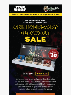 Dr. Squatch - Star Wars™ Anniversary Blowout Sale is on