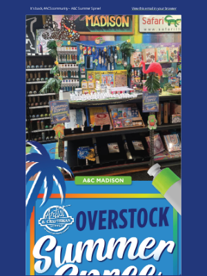 Artist & Craftsman Supply - 🌴🥁 Summer Spree Returns to A&C!