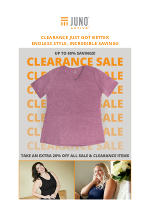 JunoActive - Cozy Looks, Clearance Prices - Up to 60% Off!