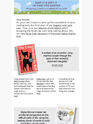 Barnes & Noble, INC - Your Weekly New & Noteworthy