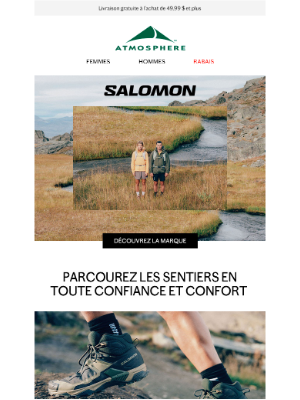 Sports Experts (Canada) - SALOMON | Aventures tout-terrain ⛰️