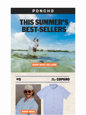 Poncho - The 5 Best Sellers of Summer