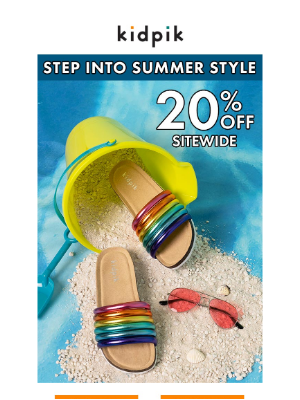 Kidpik - Step Into Summer With 20% Off
