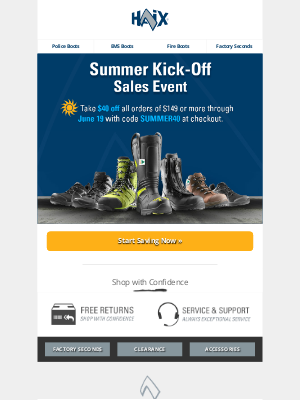 Haix North America - Summer Kick-Off Sales Event 🌞