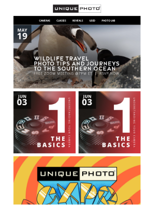 Unique Photo - Wildlife Photo Tips Zoom with Temu Nana • Expo class schedule is live!