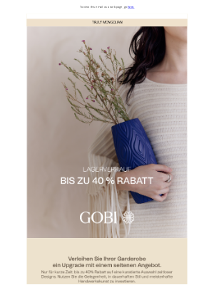 Gobi Cashmere - Bis zu 40% Rabatt auf ausgewählte Stücke