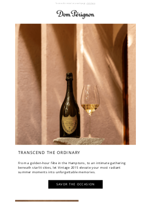 Dom Pérignon - A summer of possibilities