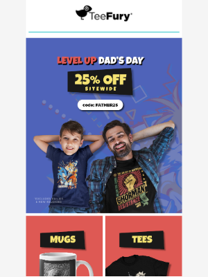 TeeFury - Father's Day Sale 🖤