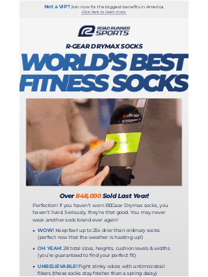 Road Runner Sports - No Joke: World’s Best Fitness Socks Are Here!
