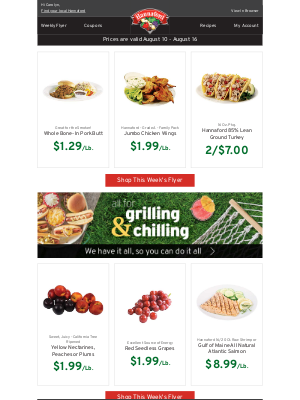 Hannaford Supermarkets - Carolyn, your weekly Hannaford flyer has arrived