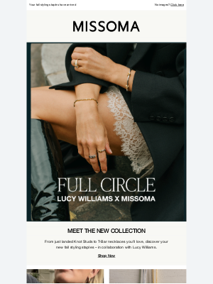 Missoma - NEW: Lucy Williams x Missoma