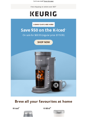 Keurig Canada - ☀️ Refresh your mornings with coffee makers starting at $69.99