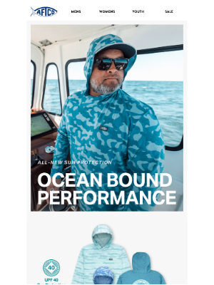 AFTCO Fishing - All-New Ocean Bound Sun Protection Shirts