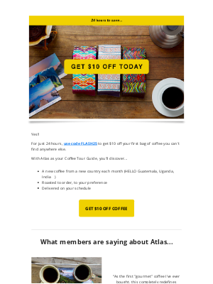 Atlas Coffee Club - ⚡️ Flash Sale Starts Now