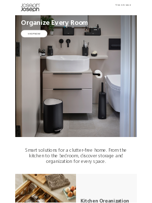 Joseph Joseph - The secret to a tidy home