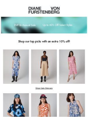 DVF - Best of Sale and an Extra 10% Off