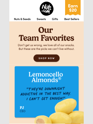 Nuts - We’ve taste-tested everything!