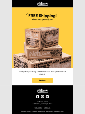 Nuts - 🚨 Psst...We're Giving You Free Shipping 🚨