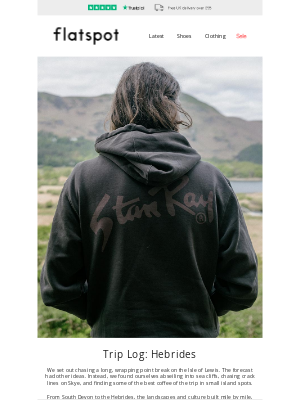 Flatspot - Chasing surf, finding rock: Hebrides with Stan Ray