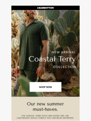 Bearbottom Clothing - NEW ARRIVAL: Coastal Terry Collection