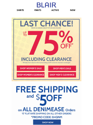 BLAIR - JUMP RIGHT IN! Last Chance Deals & Steals!