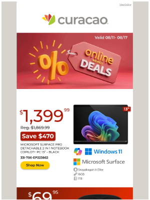 Curacao - ⏰ Still live: This week’s hottest online deals! 👉