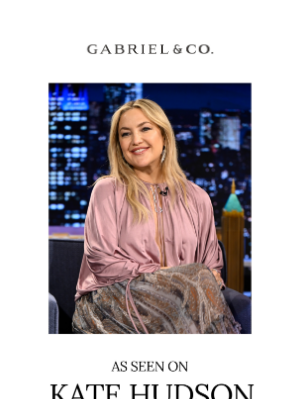 Gabriel & Co. NY - A Week With Kate Hudson In Gabriel & Co. Jewelry