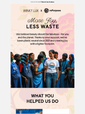 Winky Lux - Creating a more joyful planet－together 🌍💖