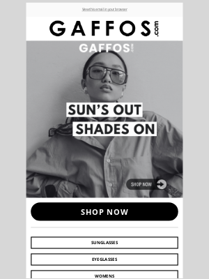 Gaffos - Get Ready for Sunny Days – Find Your Perfect Shades!