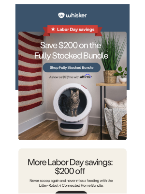 Litter-Robot - Last chance! $200 off select bundles