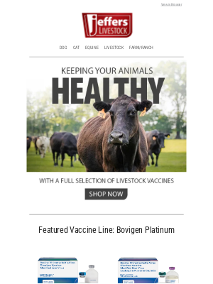 Jeffers Pet Supplies - Shop the BEST Livestock Vaccines and More! 🐮🐮