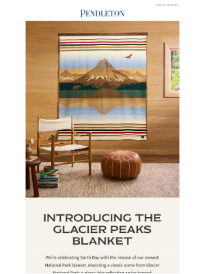 Pendleton Woolen Mills - NEW National Park blanket to celebrate Earth Day!