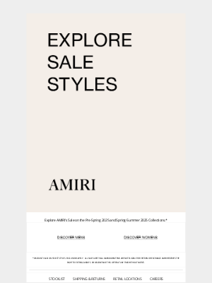Amiri Johnson - Explore the AMIRI Sale