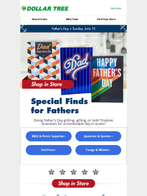 Dollar Tree - Grill gear? Father’s Day? Say no more👏