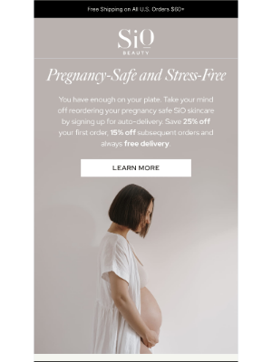 SiO Beauty - 25% off + radiant skin all pregnancy long