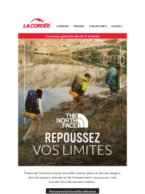 La Cordée (Canada) - The North Face | Conçue pour une météo changeante