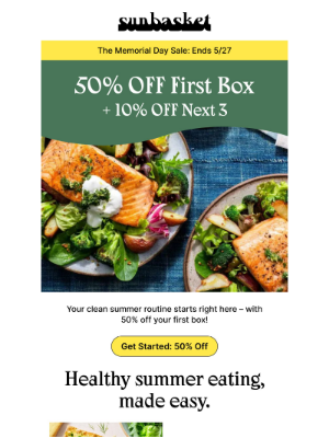 Sun Basket - 🌞Memorial Day Sale: 50% OFF