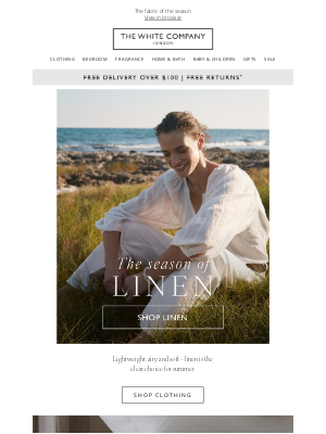 The White Company - For the love of linen