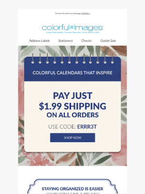 Colorful Images - Year-round planning essentials + $1.99 shipping 📅