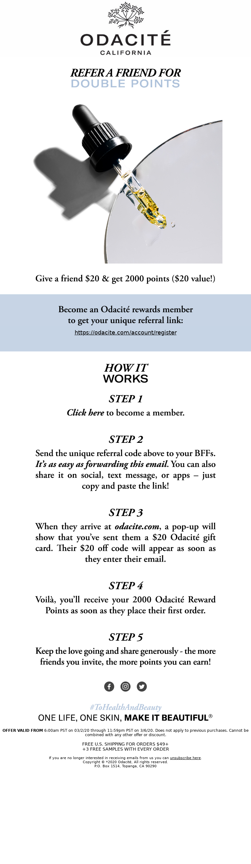 Odacité - Share the Love: Refer a Friend ❤️
